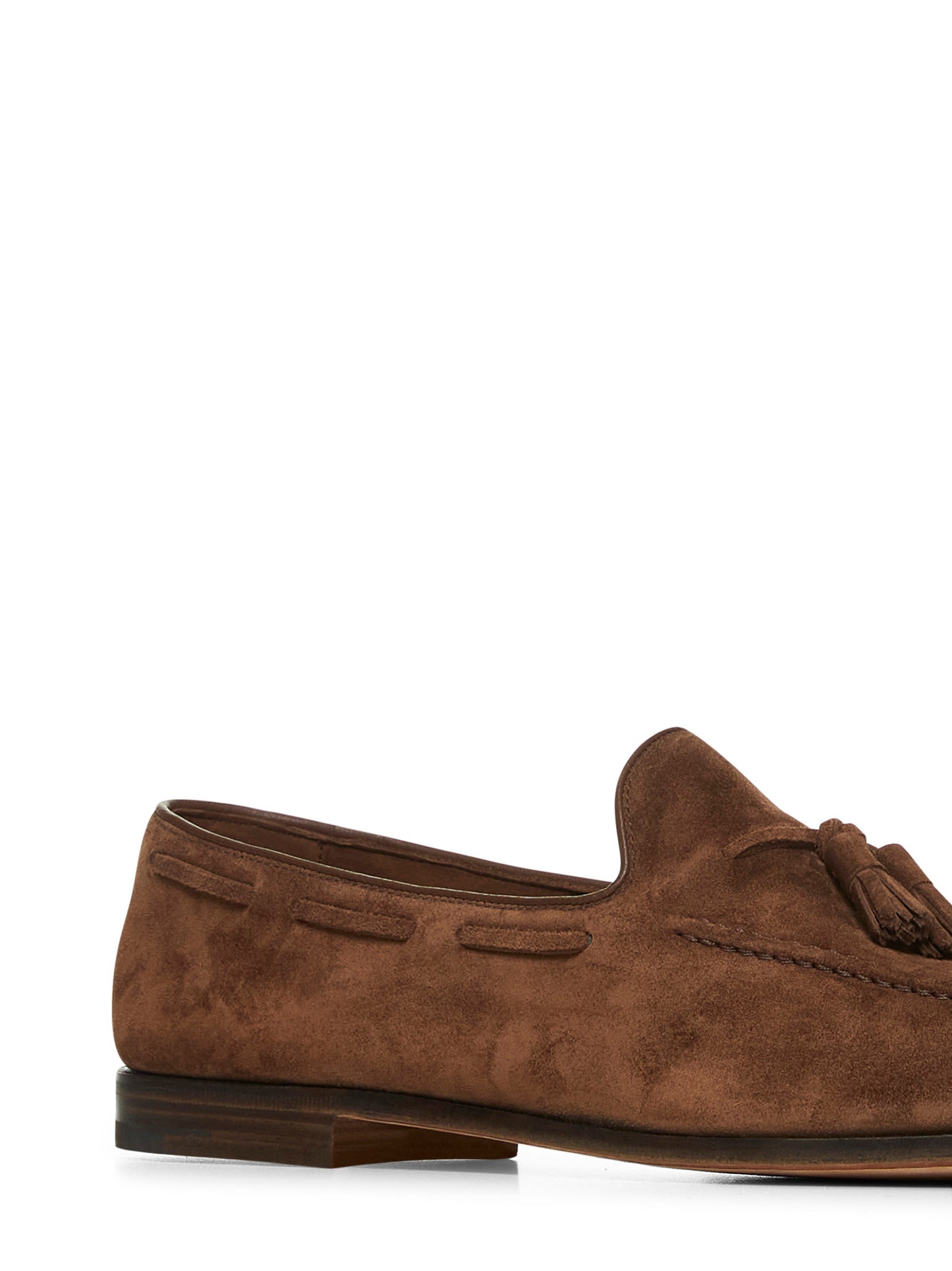 Brown suede Maidstone loafers
