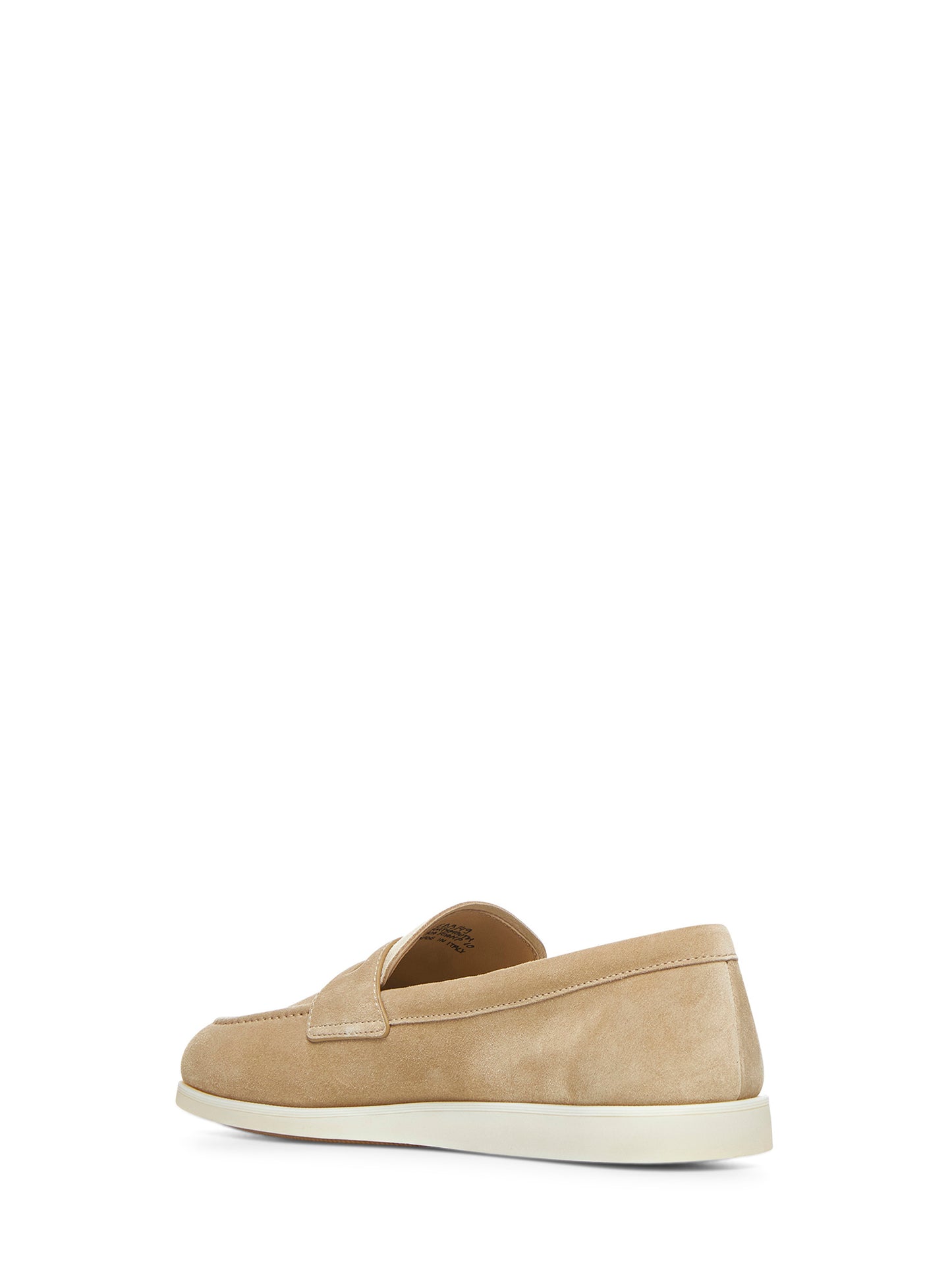 Beige suede Saddle loafers