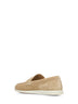 Beige suede Saddle loafers