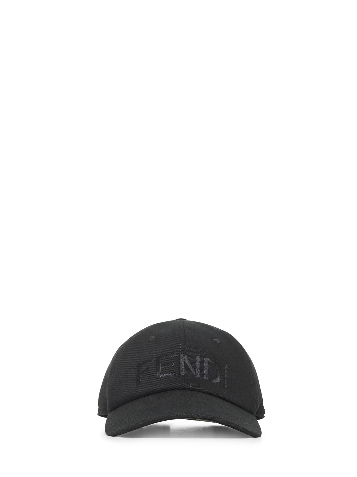 Black cotton canvas baseball cap