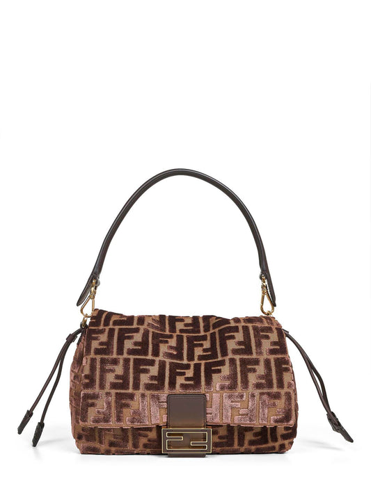 Borsa a spalla Mamma Baguette Medium marrone