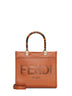 Fendi "Sunshine Small" in pelle marrone