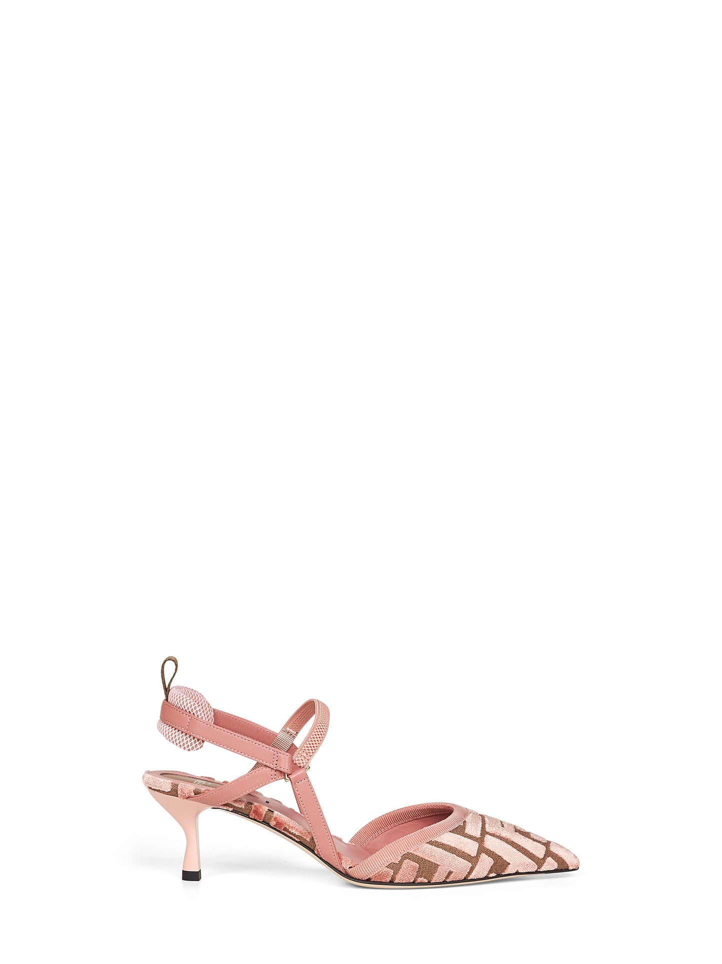 Slingback Colibrì Lite in velluto FF rosa