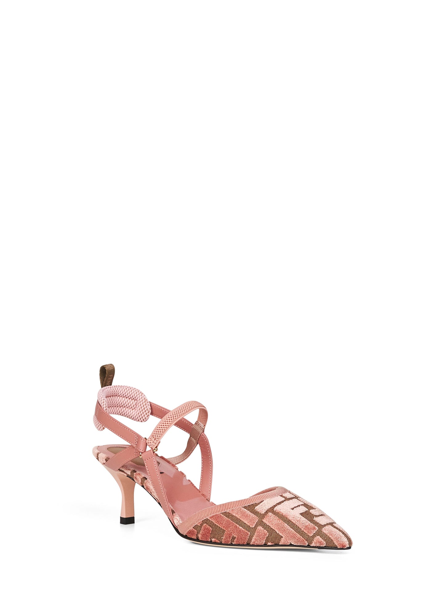 Slingback Colibrì Lite in velluto FF rosa