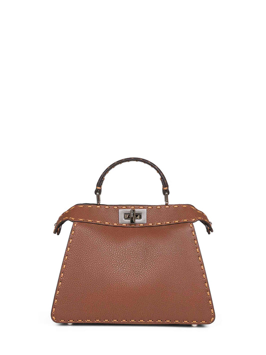 Brown Peekaboo ISeeU Small handbag