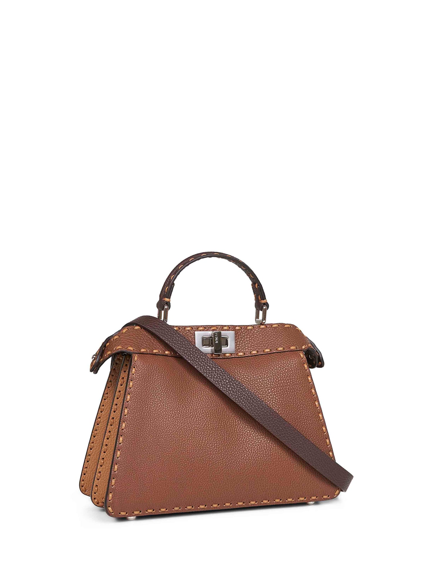 Brown Peekaboo ISeeU Small handbag