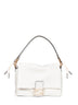 White Medium Baguette Mamma shoulder bag