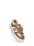 Brown Fendi Match platform sneakers