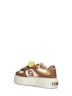Brown Fendi Match platform sneakers