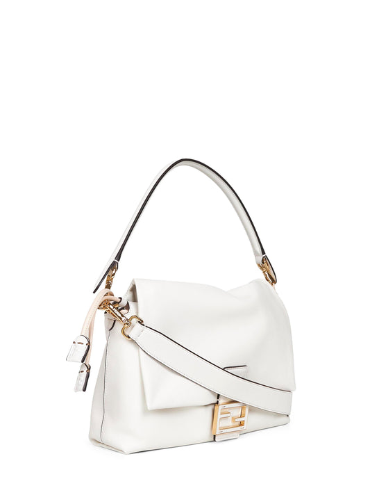 White Medium Baguette Mamma shoulder bag