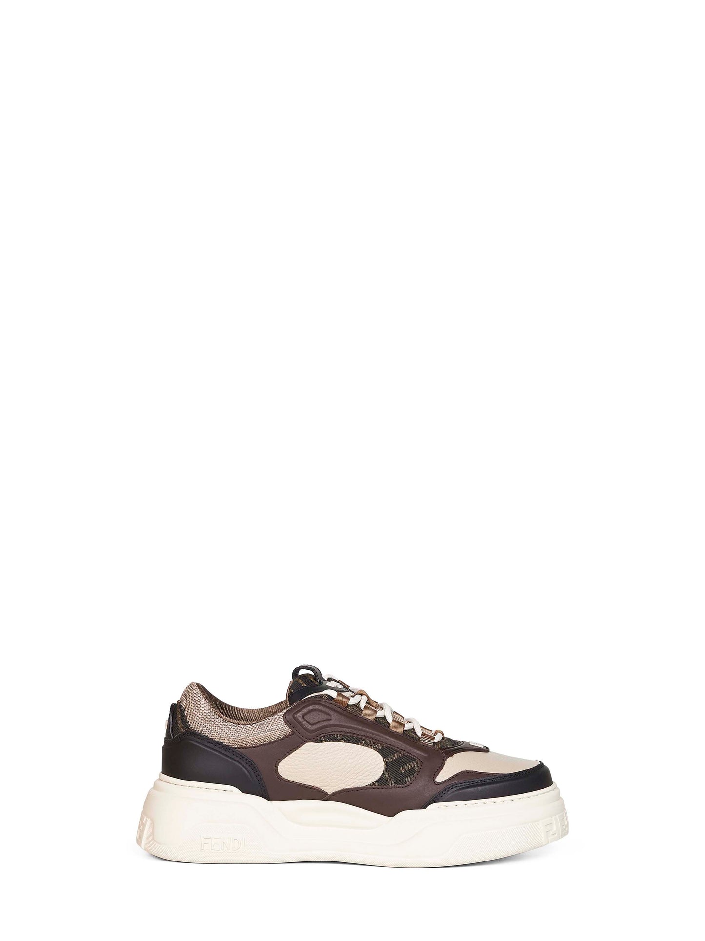 Leather Fendi Force sneakers
