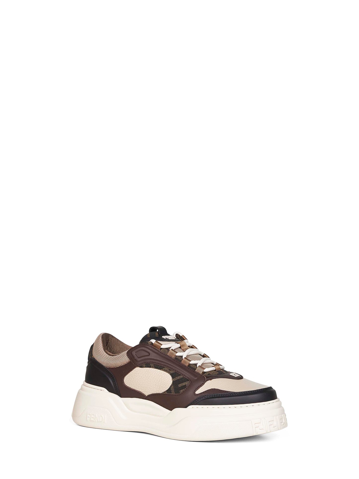 Leather Fendi Force sneakers