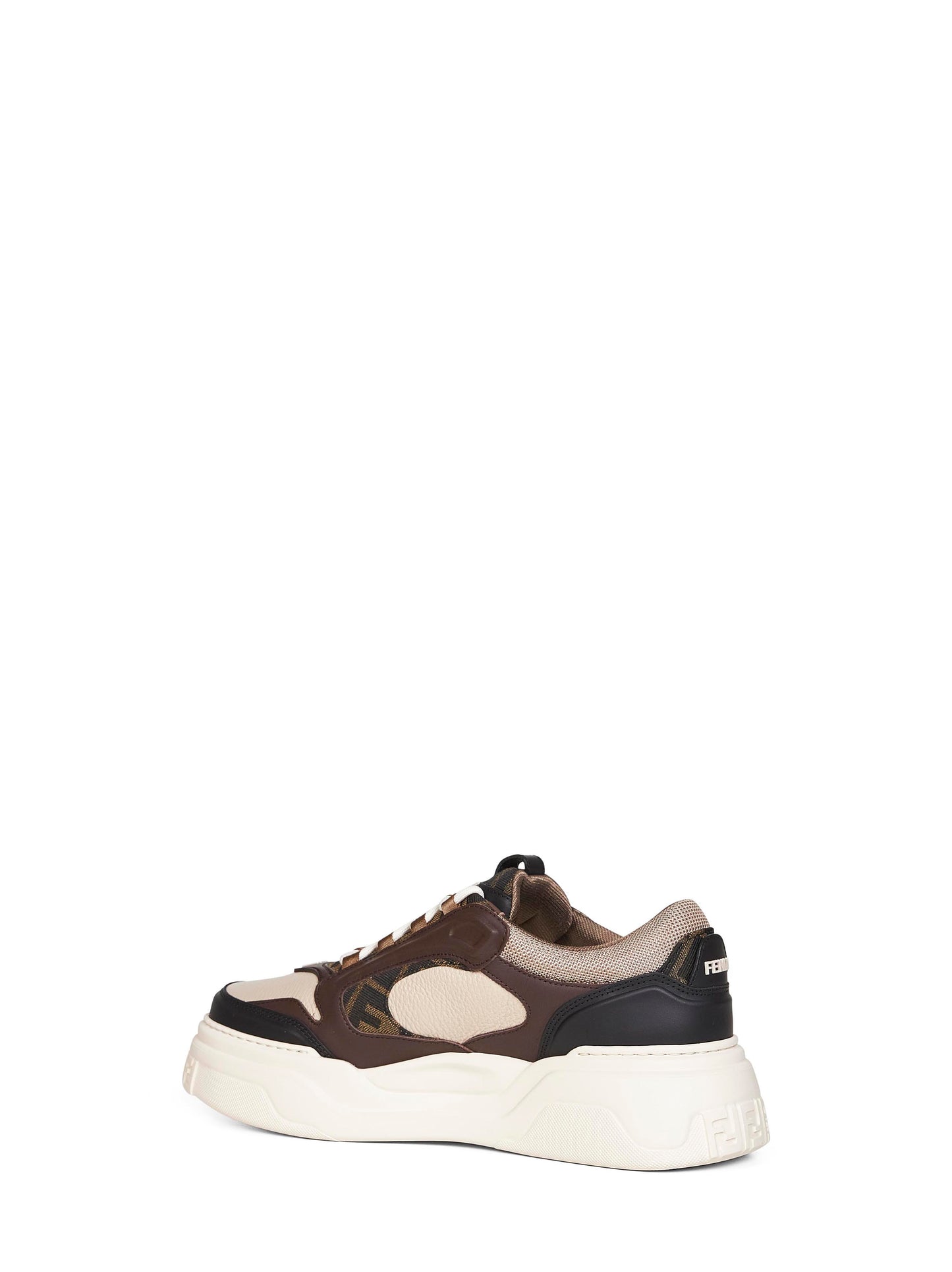 Leather Fendi Force sneakers