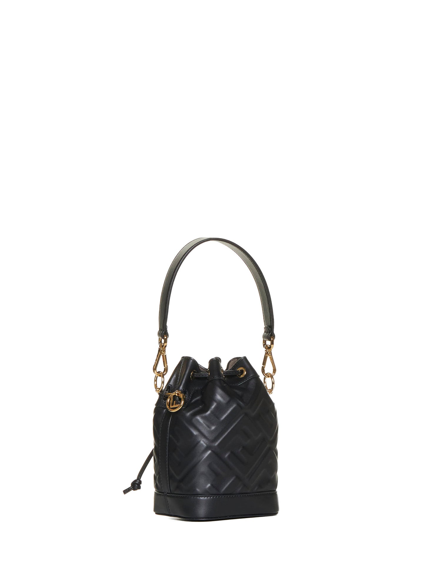 "Mon Tresor" Minibag in pelle nera