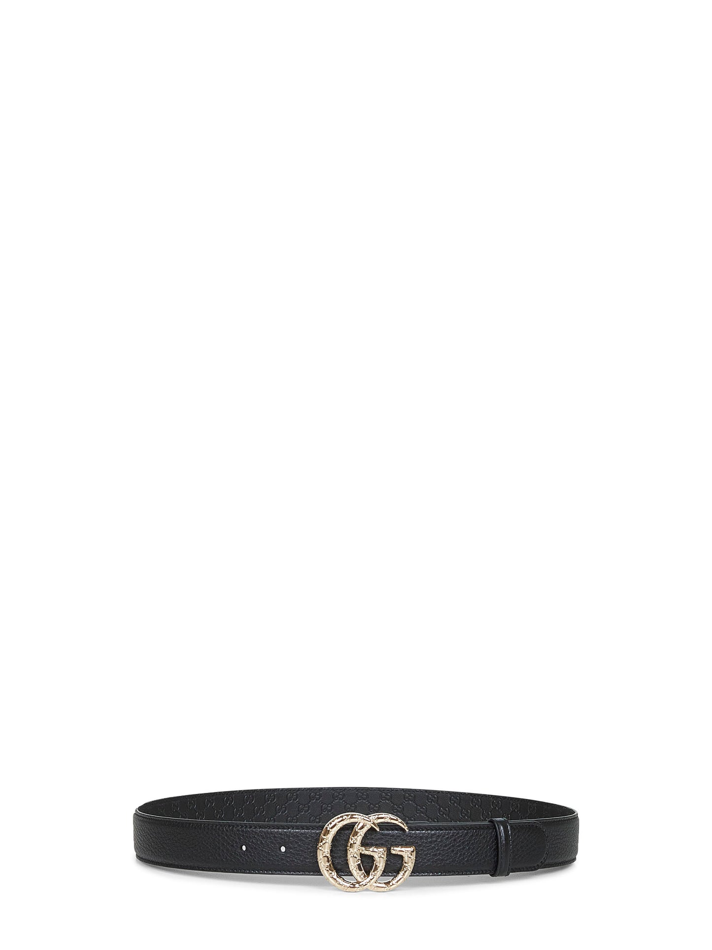 Black GG Marmont thin belt