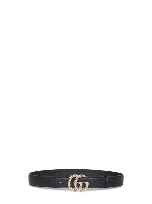 Black GG Marmont thin belt