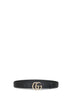 Black GG Marmont thin belt