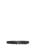 Gancini leather reversible belt