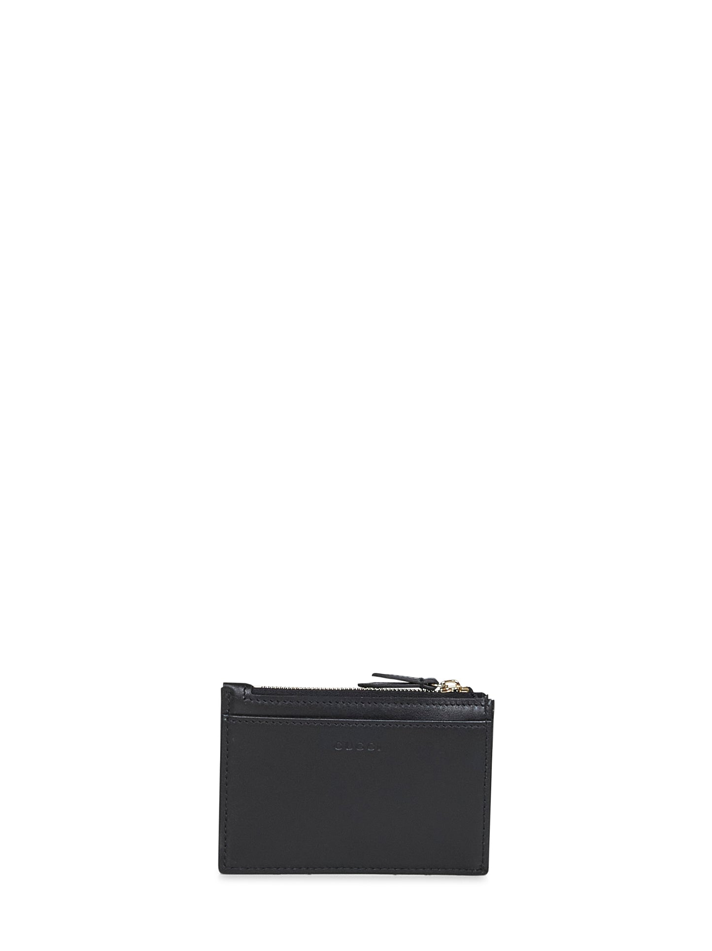 Black GG Marmont zip key pouch