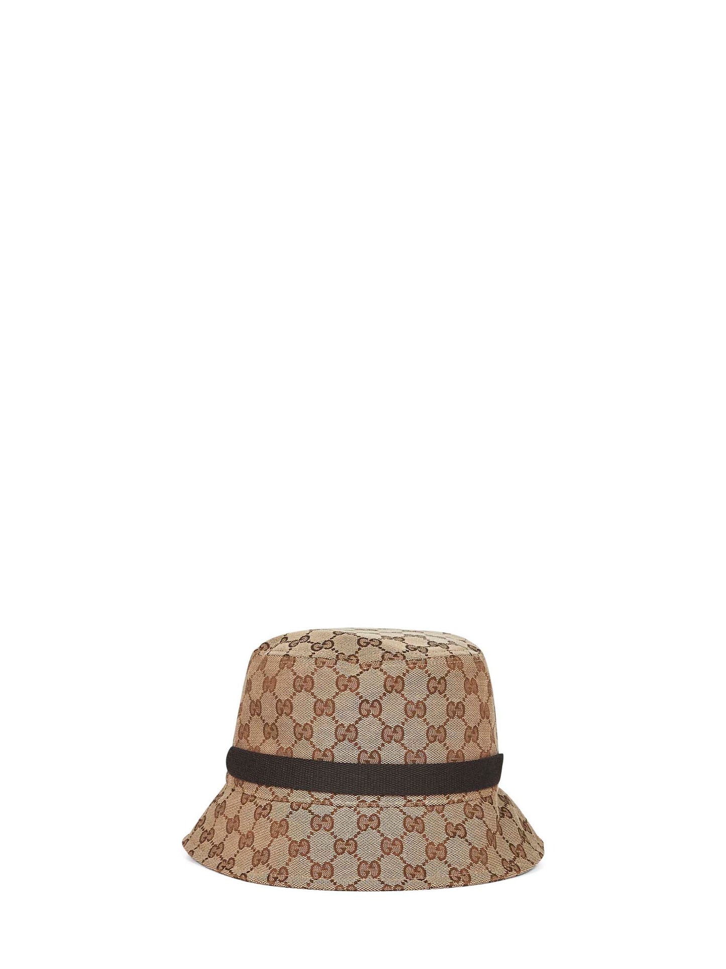 Cappello a secchiello in tela GG con laccetto