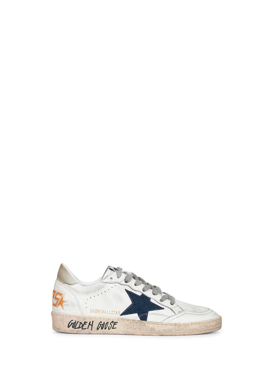 Sneakers Ball Star in pelle bianca