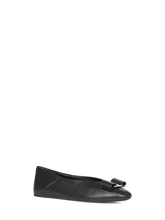 Black Vara bow ballet flats