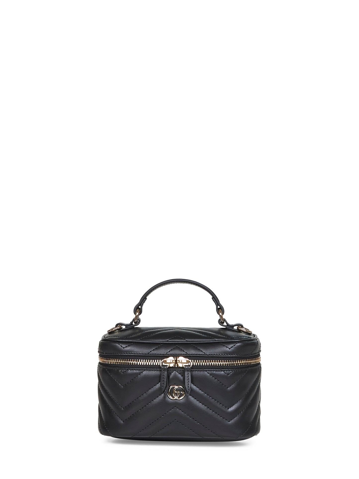 GG Marmont Mini Vanity matelassé leather shoulder bag