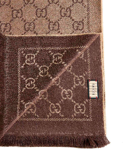 GG wool scarf