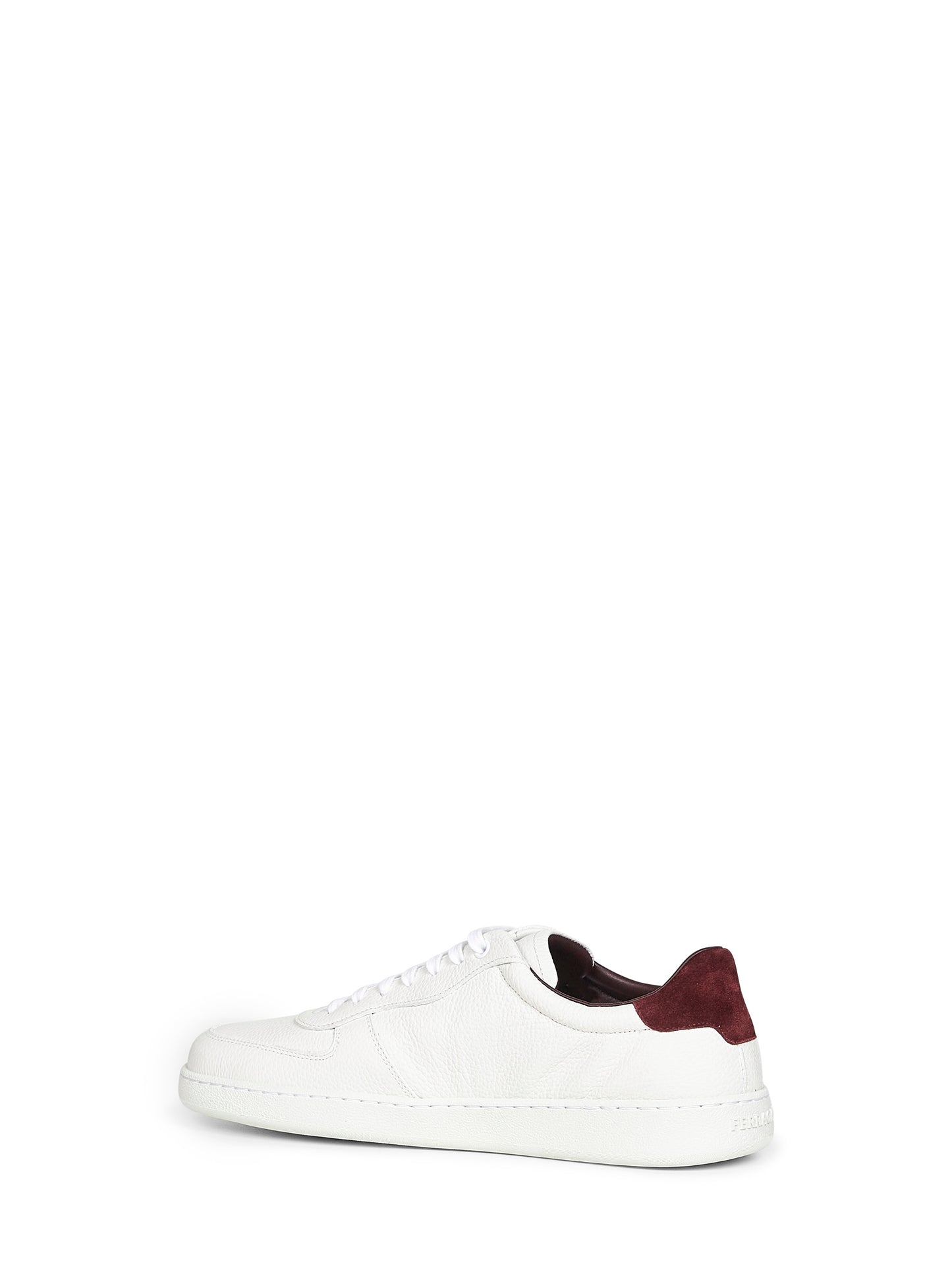 Sneakers basse Adam in pelle bianca