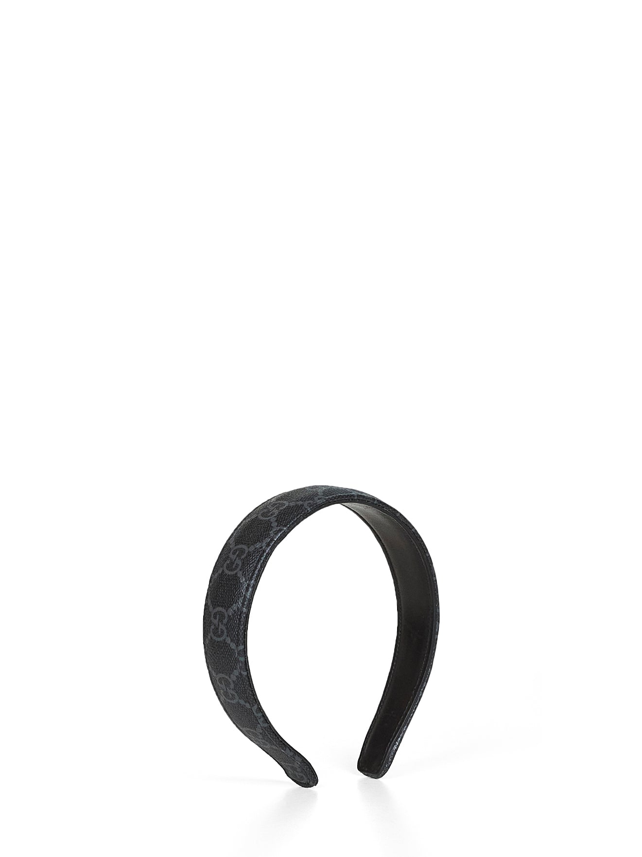 Black GG canvas hair band