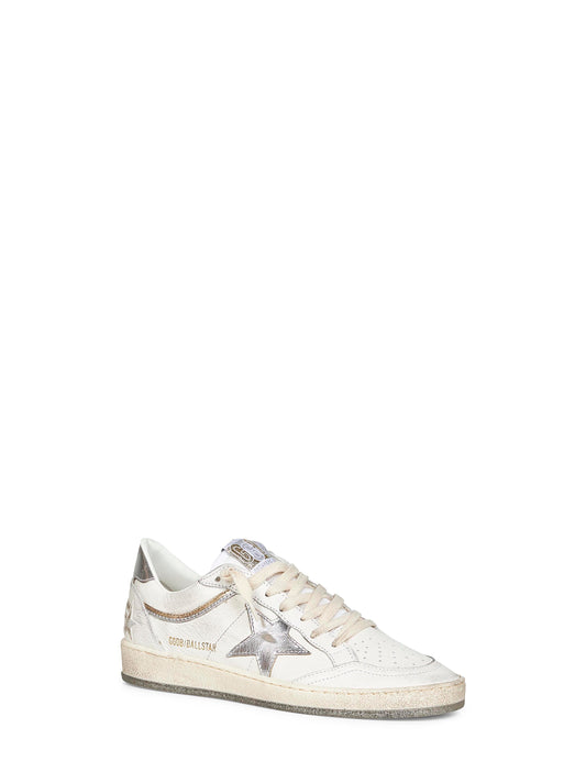 Sneakers Ball Star in pelle bianca
