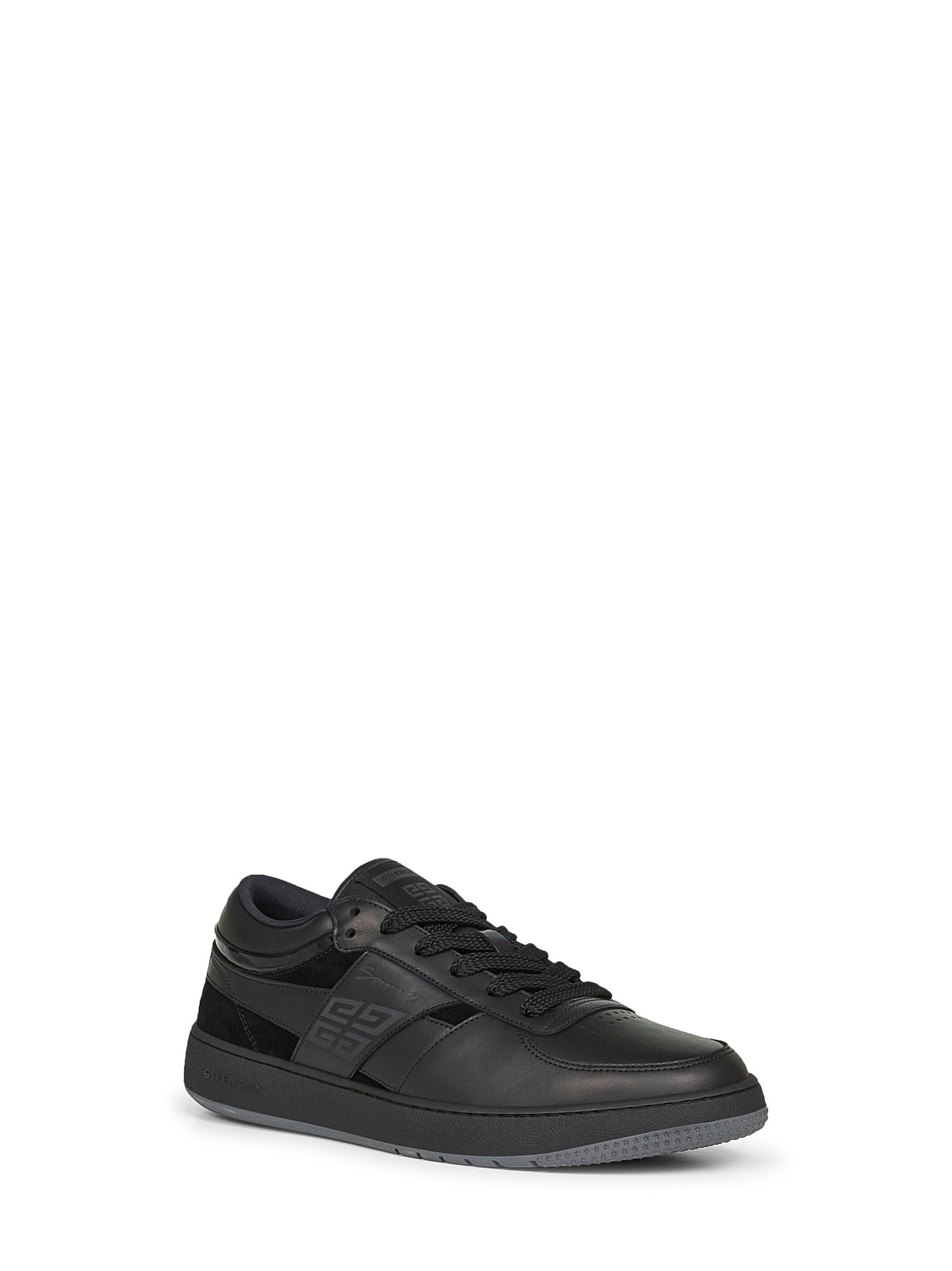 Black mixed leathers G Move sneakers