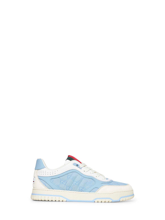 Light blue Gucci Re-Web sneakers