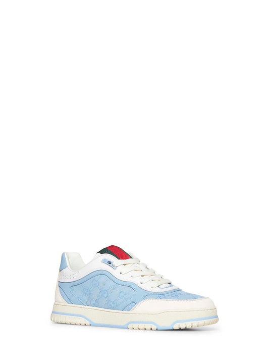 Light blue Gucci Re-Web sneakers