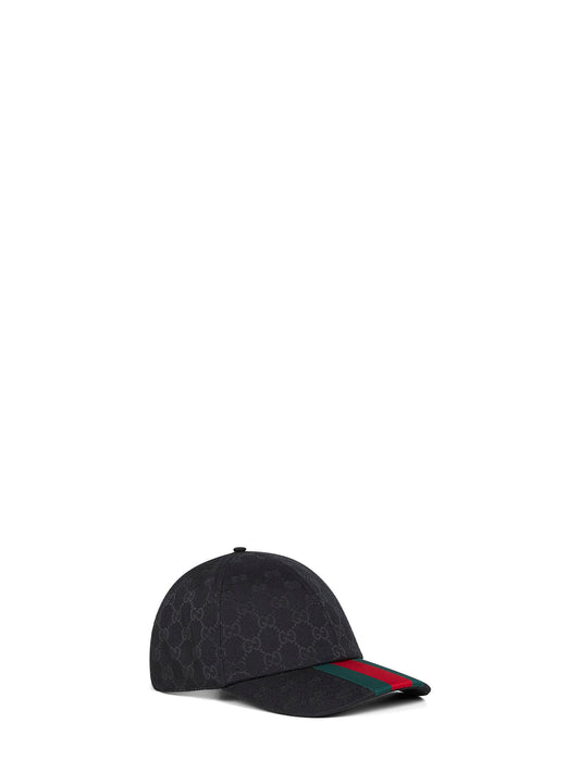 Black Original GG canvas baseball cap