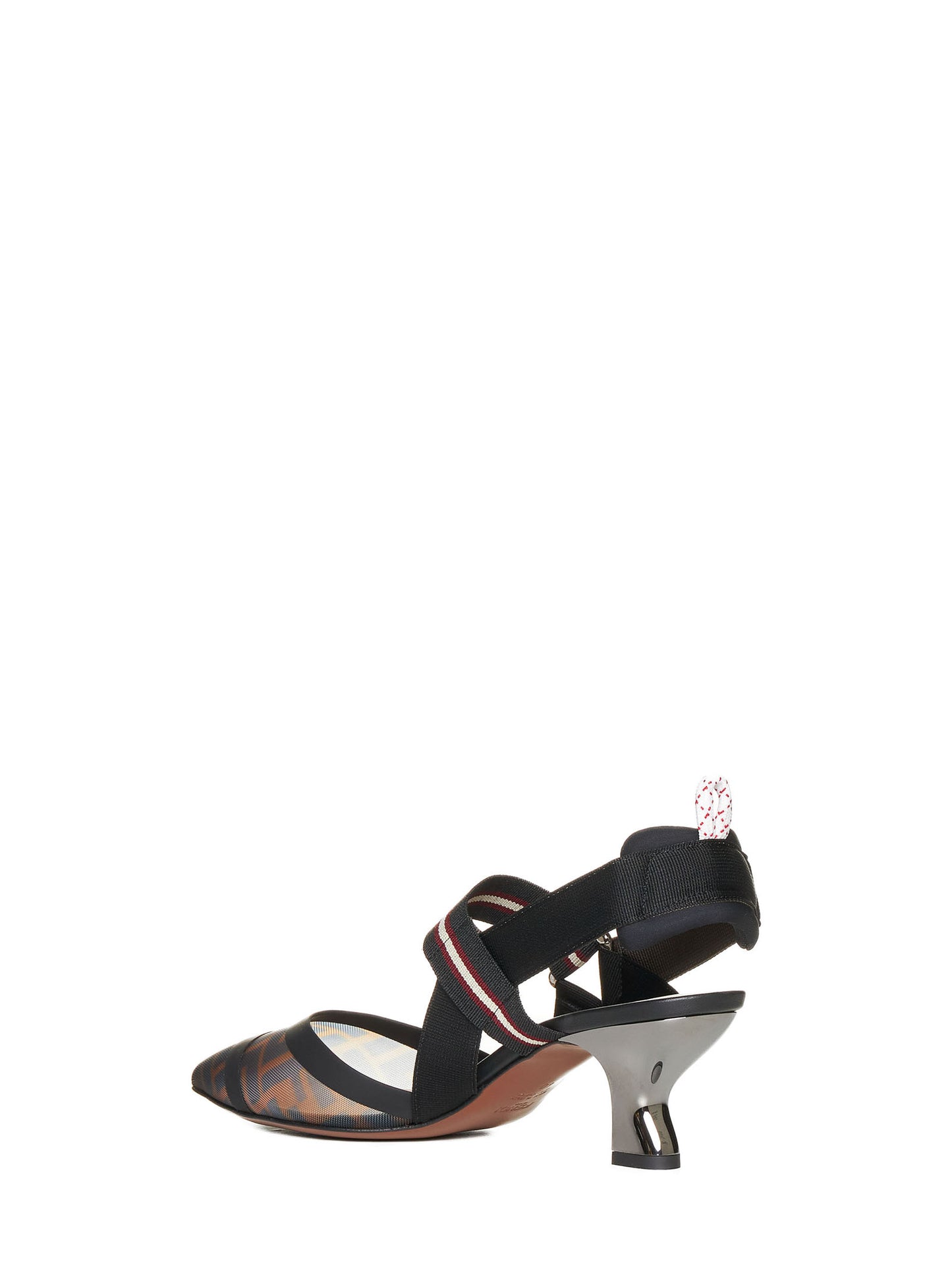 Colibri Slingback tacco medio in rete tecnica multicolor