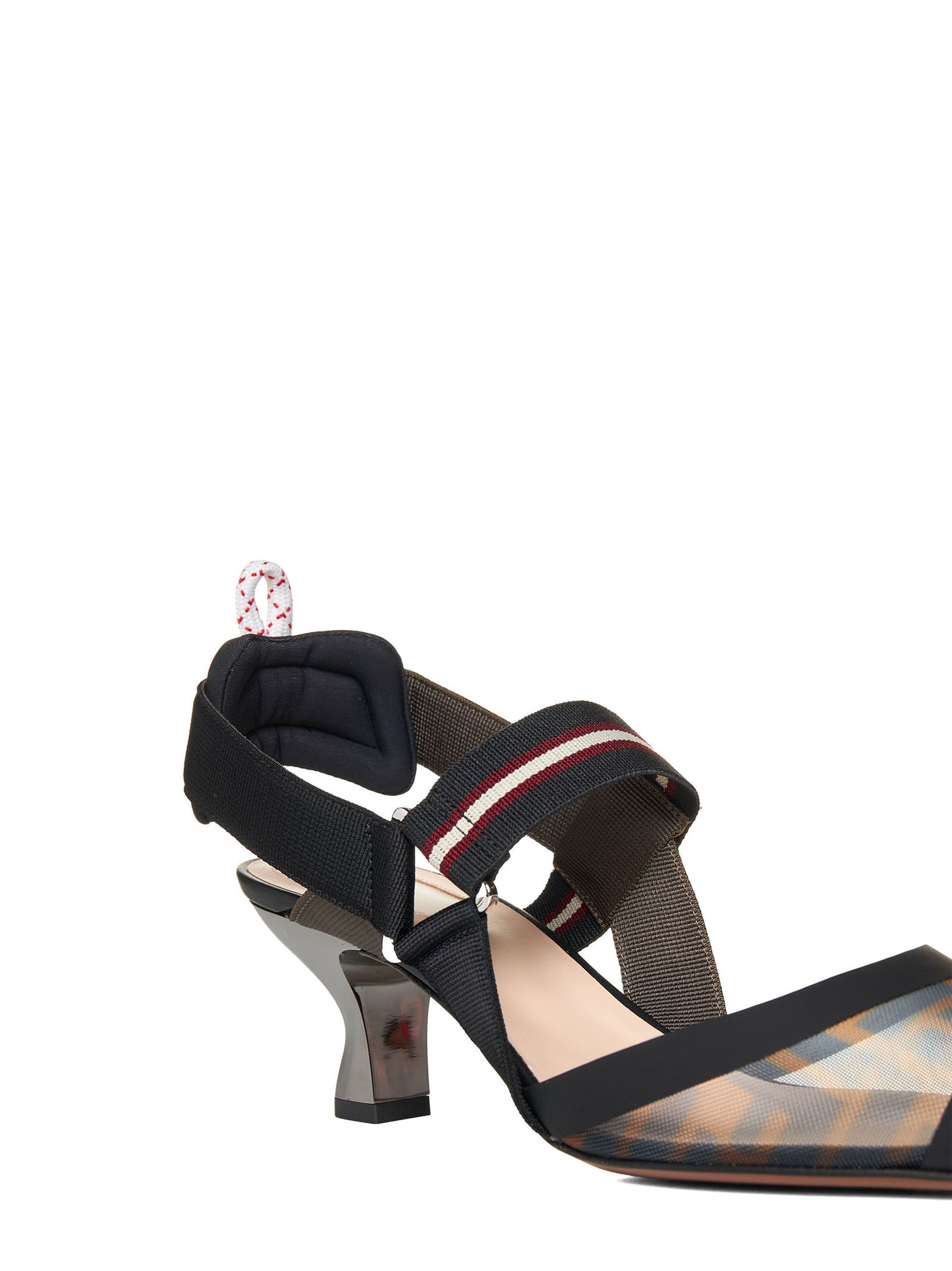 Colibri Slingback tacco medio in rete tecnica multicolor