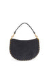 Black midnight Oskan Soft Zip shoulder bag