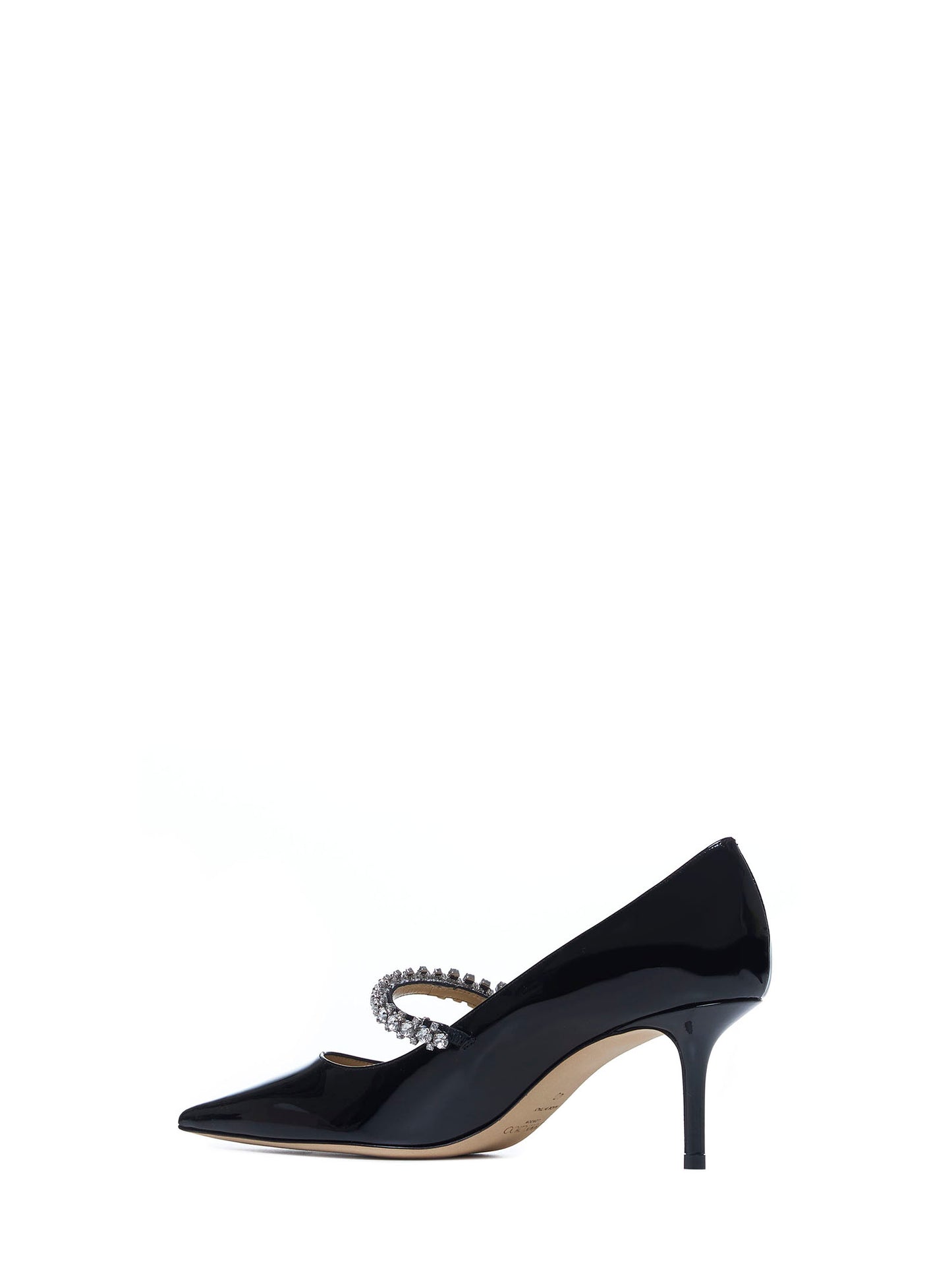 Pumps Bing 65 in vernice con cristalli