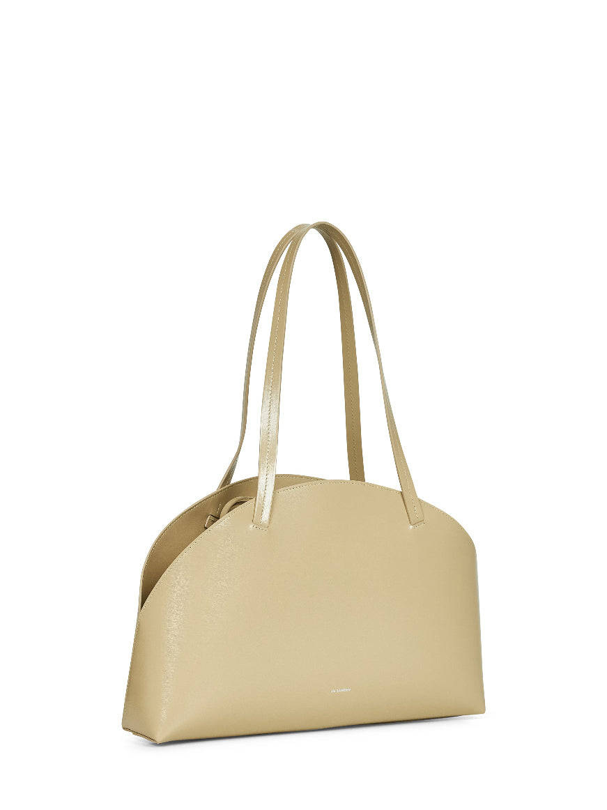 Borsa a spalla Curve Shoulder Media beige
