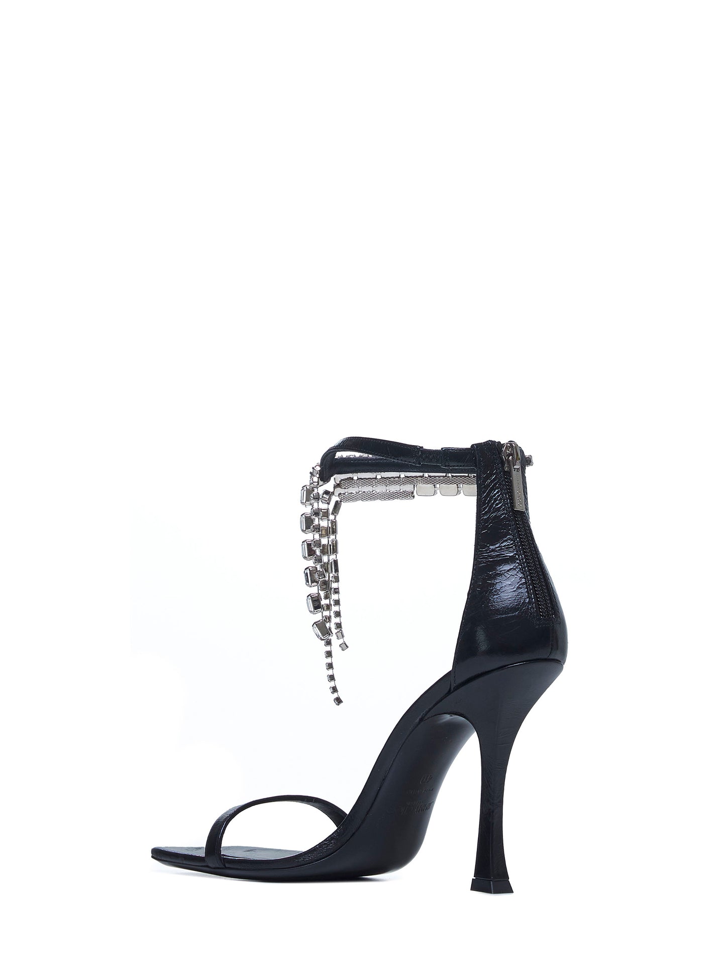 Sandali Verity 100 in pelle con cristalli