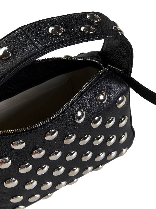 Elena studs leather small handbag by Khaite