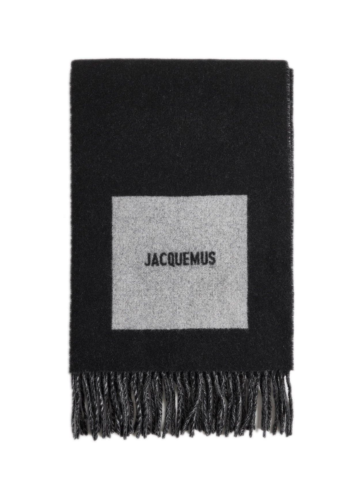 Black The Rond Carré scarf