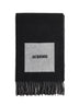 Black The Rond Carré scarf