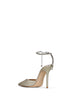 Platinum glitter Saeda 100 pumps