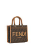 Borsa Fendi Sunshine Small con motivo FF