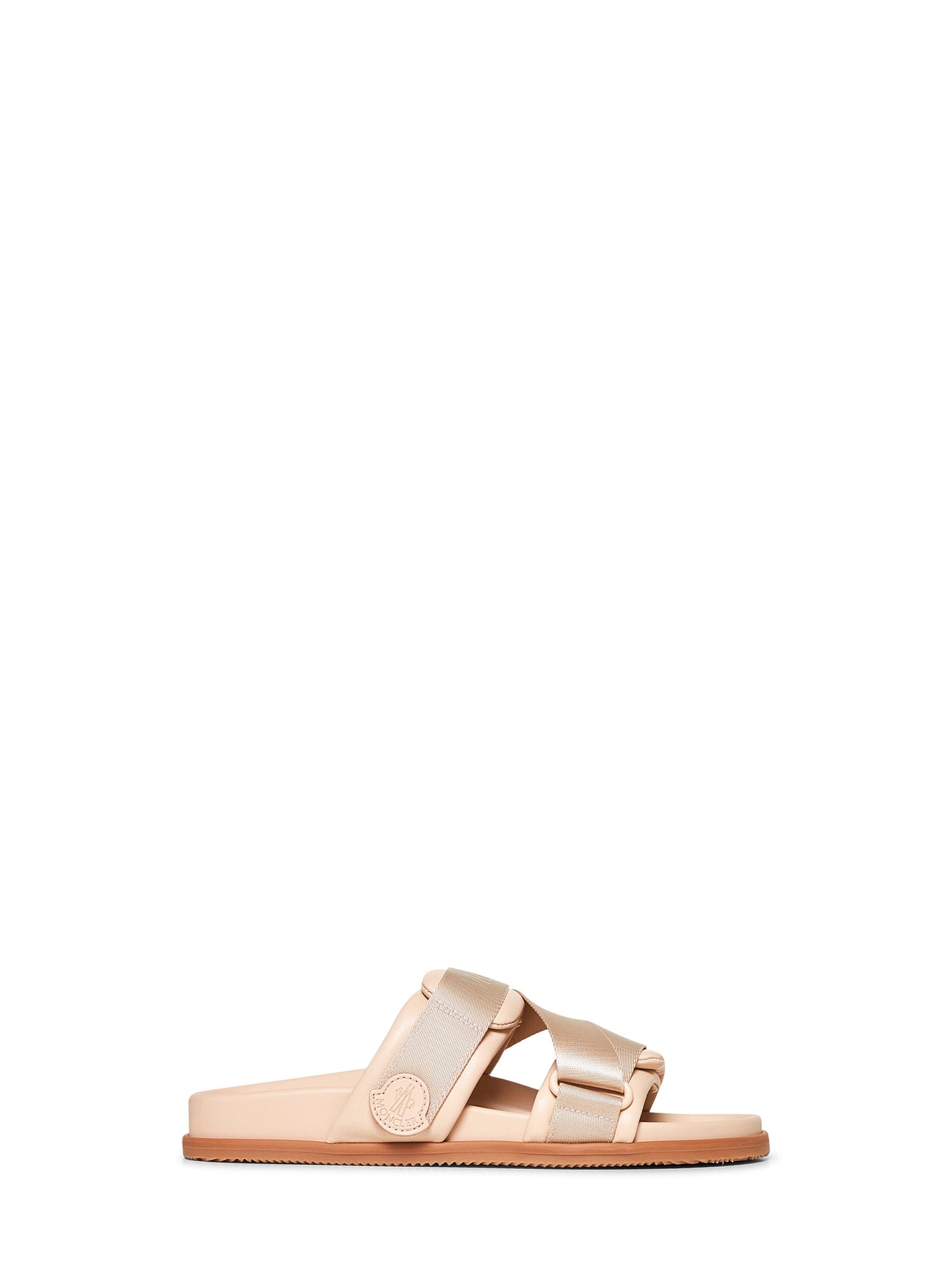 Pink nappa leather Mon Summer sliders