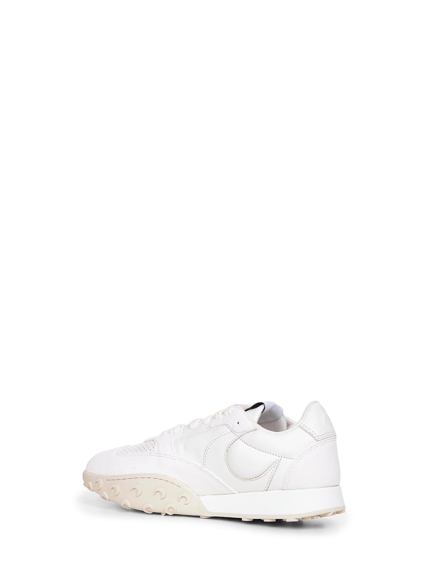 White nappa and suede MS Rise sneakers