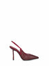 Cherry Gilda 100mm crystal slingback