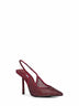 Cherry Gilda 100mm crystal slingback